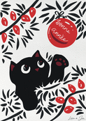 Chat mignon et festif pour 2026 r&eacute;ussie